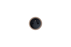 Rond 2.0 - backfit stopcontact b-f lbrons/zwart
